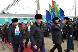ПОЕЗД «МӘҢГІЛІК ЕЛ» ПОБЫВАЛ В КОСТАНАЕ