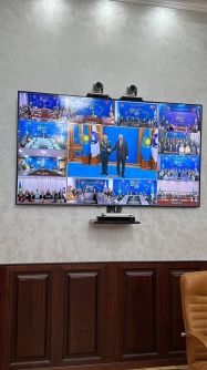 Қостанай облысы ҚХА мүшелері Қазақстан халқы Ассамблеясының «Бірлік. Жасампаздық. Өрлеу» атты ХХХІІІ сессиясына қатысты