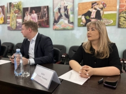 Представители этнокультурных объединений встретились с вице-президентом Ассоциации предпринимателей АНК Джамбулатом Тангиевым.