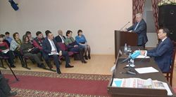 В областном центре он встретился с представителями этнокультурных объединений Костанайской области.