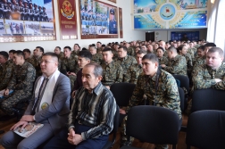 Облыстық Қазақстан халқы Ассамблеясының өкілдері 6997 әскери бөліміне барып, болашақ офицерлер үшін толеранттылық сабақ ұйымдастырды