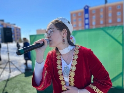 Областная Ассамблея народа Казахстана встретила Наурыз мейрамы с жителями мкр Кунай