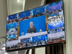 Қостанай облысы ҚХА мүшелері Қазақстан халқы Ассамблеясының «Бірлік. Жасампаздық. Өрлеу» атты ХХХІІІ сессиясына қатысты